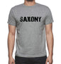 Saxony Grey Mens Short Sleeve Round Neck T-Shirt 00018 - Grey / S - Casual