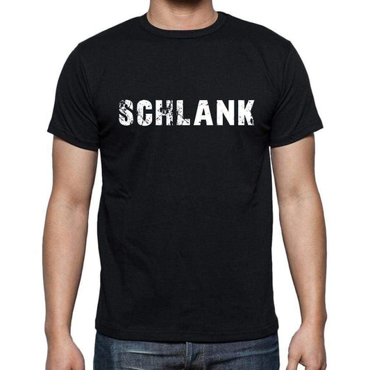 Schlank Mens Short Sleeve Round Neck T-Shirt - Casual