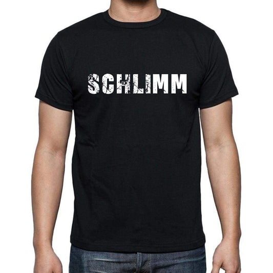 Schlimm Mens Short Sleeve Round Neck T-Shirt - Casual