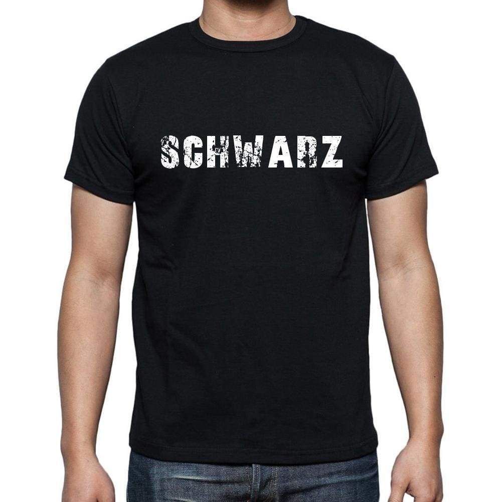 Schwarz Mens Short Sleeve Round Neck T-Shirt 00003 - Casual