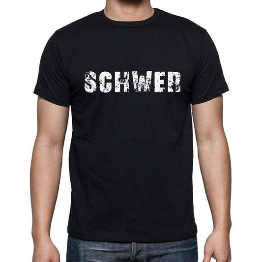 Schwer Mens Short Sleeve Round Neck T-Shirt - Casual