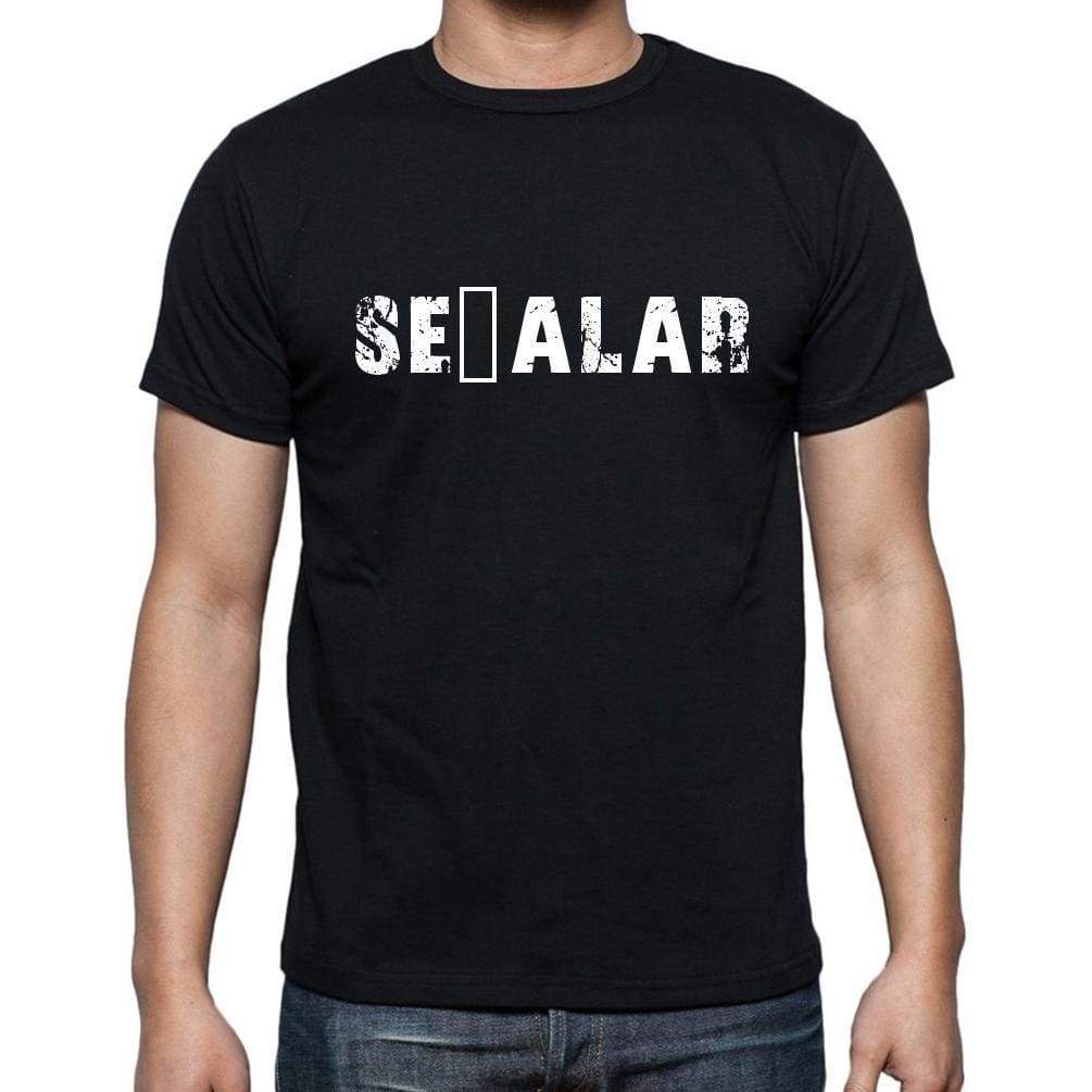 Se±Alar Mens Short Sleeve Round Neck T-Shirt - Casual
