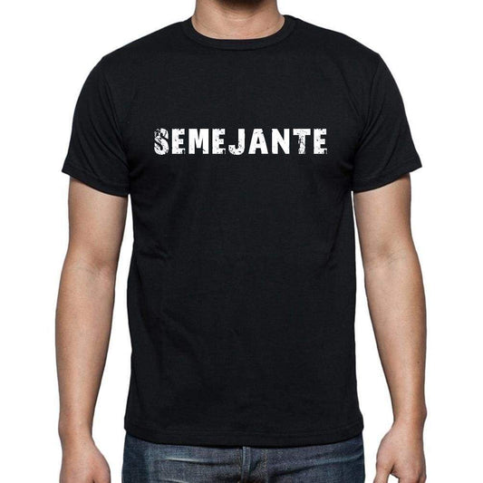 Semejante Mens Short Sleeve Round Neck T-Shirt - Casual