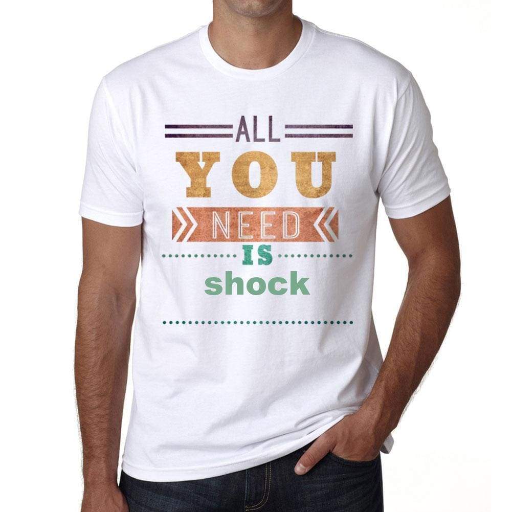 Shock Mens Short Sleeve Round Neck T-Shirt 00025 - Casual