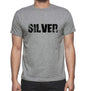 Silver Grey Mens Short Sleeve Round Neck T-Shirt 00018 - Grey / S - Casual