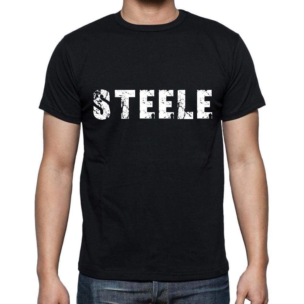 steele ,Men's Short Sleeve Round Neck T-shirt 00004 - Ultrabasic