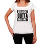 Straight Outta Ballarat Womens Short Sleeve Round Neck T-Shirt 00026 - White / Xs - Casual