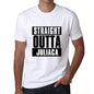 Straight Outta Juliaca Mens Short Sleeve Round Neck T-Shirt 00027 - White / S - Casual