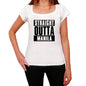 Straight Outta Manila Womens Short Sleeve Round Neck T-Shirt 100% Cotton Available In Sizes Xs S M L Xl. 00026 - White / Xs - Casual