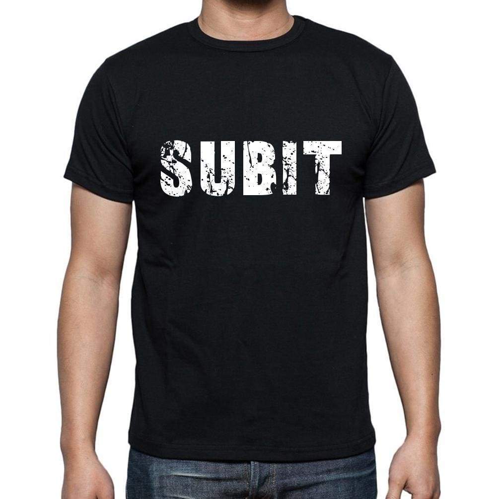 Subit French Dictionary Mens Short Sleeve Round Neck T-Shirt 00009 - Casual