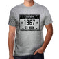 The Star 1967 Is Born Mens T-Shirt Grey Birthday Gift 00454 - Grey / S - Casual