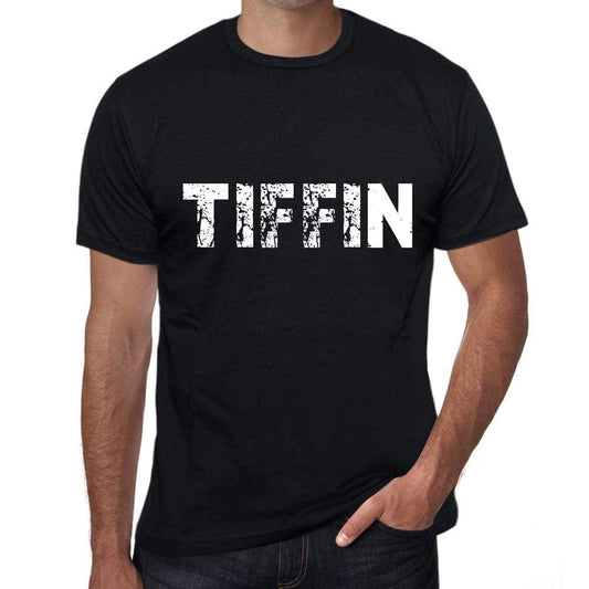 Tiffin Mens Vintage T Shirt Black Birthday Gift 00554 - Black / Xs - Casual