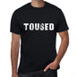 Toused Mens Vintage T Shirt Black Birthday Gift 00554 - Black / Xs - Casual