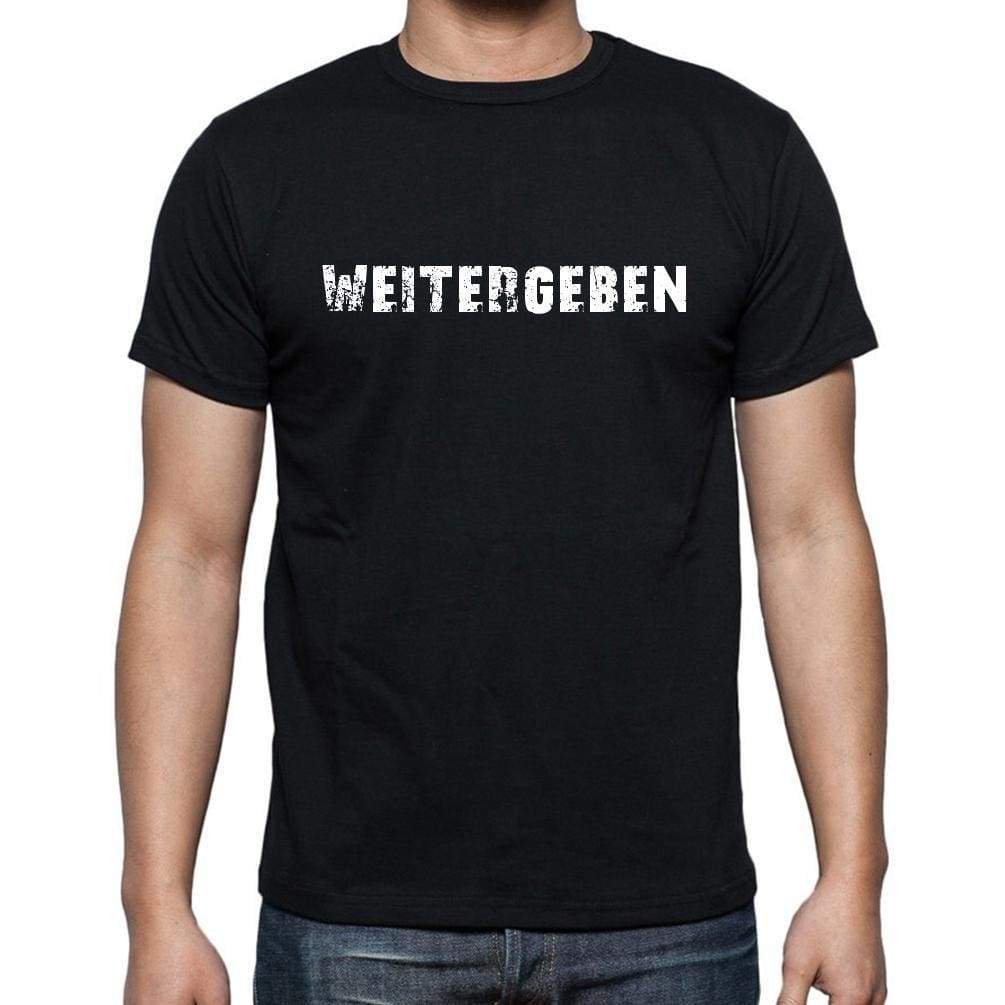 Weitergeben Mens Short Sleeve Round Neck T-Shirt - Casual