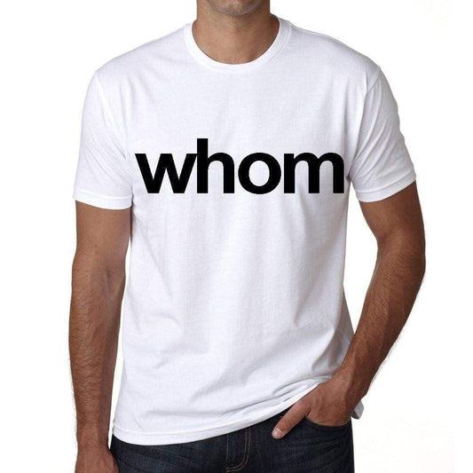 Whom Mens Short Sleeve Round Neck T-Shirt