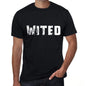 Wited Mens Retro T Shirt Black Birthday Gift 00553 - Black / Xs - Casual