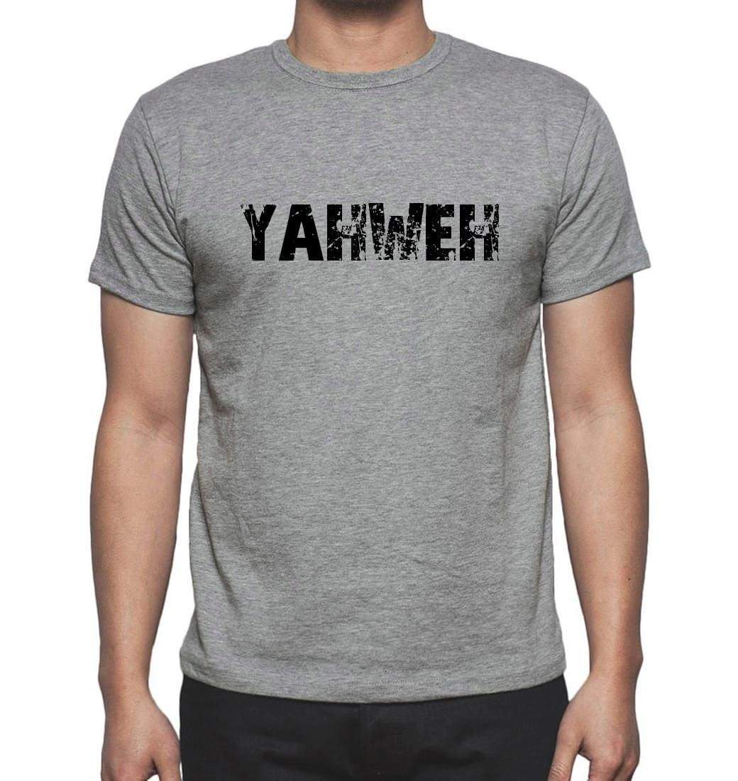 Yahweh Grey Mens Short Sleeve Round Neck T-Shirt 00018 - Grey / S - Casual